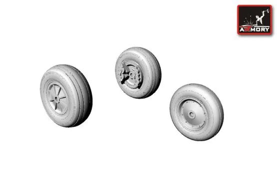 T-28 Trojan wheels 1:72