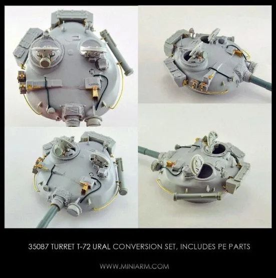 T-72 mod. 1972 "Ural" turret 1:35