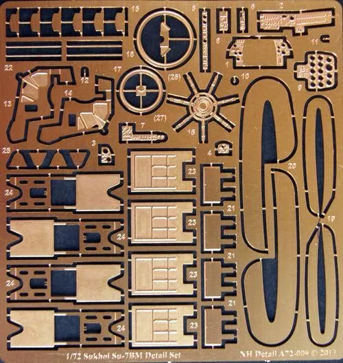 Su-7BM Detail Set for Modelsvit 1:72