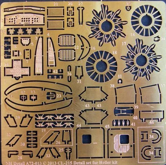 Canadair CL-215 Detail Set for Heller 1:72