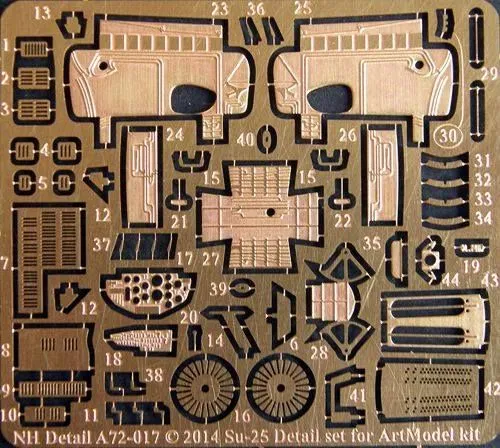 Su-25 detail set for Art Model 1:72