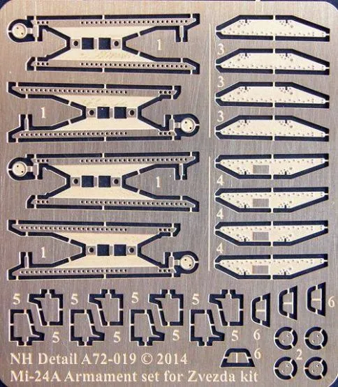 Mil Mi-24A Armament Set 1:72