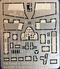 Tu-128UT Instructor's Cockpit Set 1:72