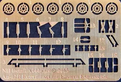 Antonov An-12B Exterior Set 1:144