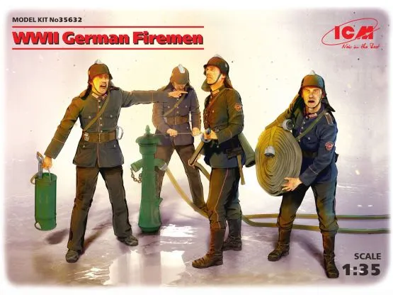 German Firemen WWII 1:35