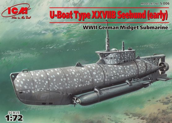 U-Boot Typ XXVII B Seehund early 1:72