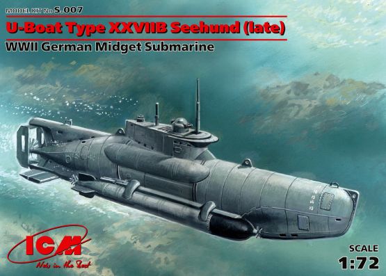U-Boat Typ XXVII B Seehund late 1:72