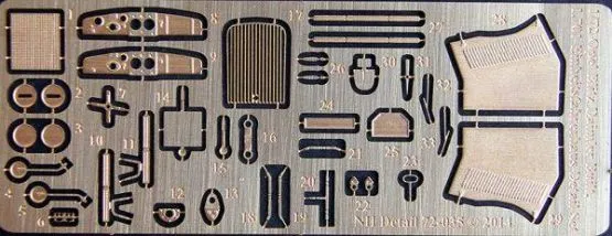 Opel Blitz L701 Detail Set for Roden 1:72