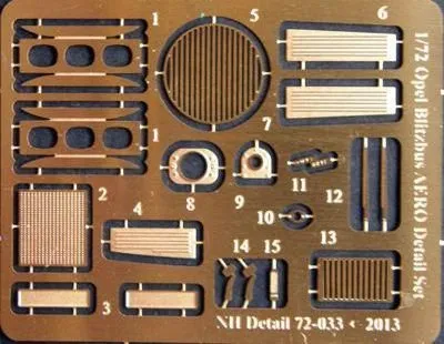 Opel Blitzbus AERO Detail Set for Roden 1:72