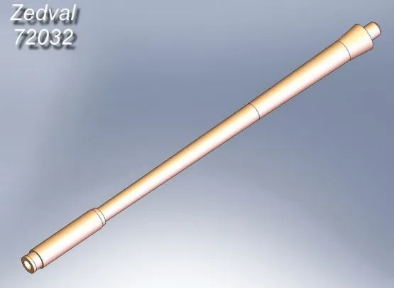 T-54B, T-55 D-10T2-C 100mm barrel 1:72