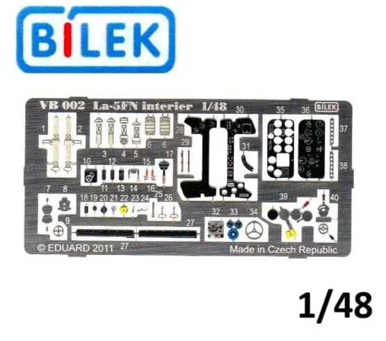 La-5FN P.E. interier detail set 1:48
