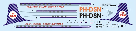 DC-7C "KLM Royal Dutch Airlines" 1:144