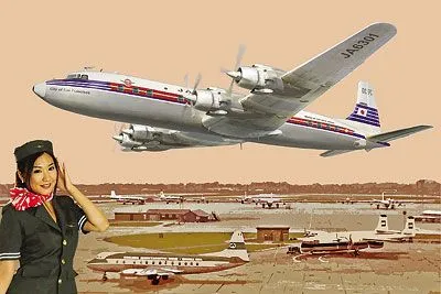 DC-7C Japan Air Lines 1:144