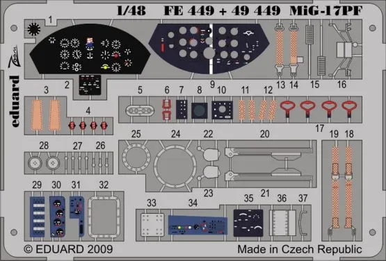 MiG-17PF S.A for Hobby Boss - Zoom 1:48