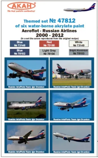 Russian Airlines - Aeroflot 2000 - 2012