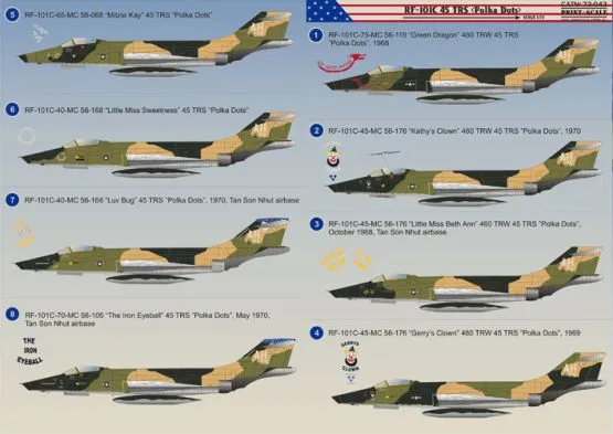 RF-101C 45 TRS "Polka Dots" 1:72