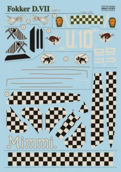 Fokker D VII Part.2 1:72