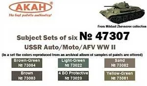 USSR Army - Auto/Motor/AFV WWII