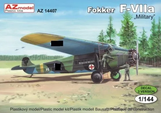 Fokker F-VIIa Military 1:144