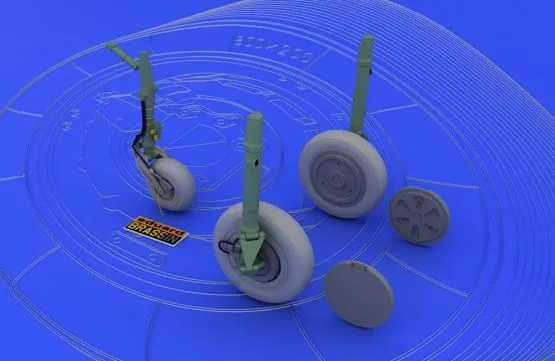 MiG-21 wheels für Eduard 1:48