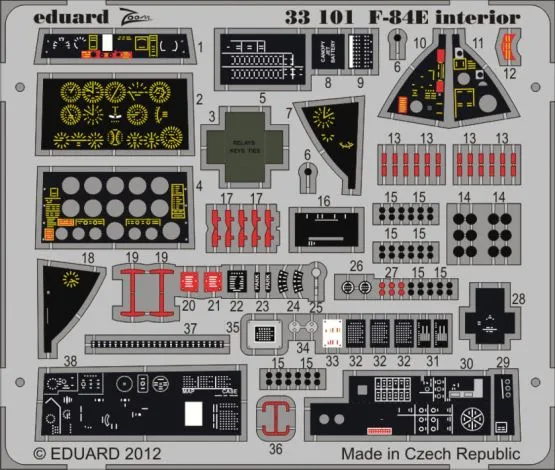 F-86E interior S.A. for Hobby Boss 1:32