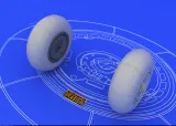 Bf 110 E/ F/G main undercarriage wheels 1:48 Bf 110 E/ F/G main undercarriage wheels 1:48