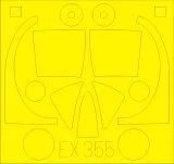 T-28B mask for Roden 1:48 T-28B mask for Roden 1:48