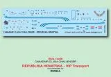 Canadair CL-604 - Republika Hrvatska VIP Transport 1:144