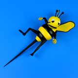 A-1 Skyraider Mascot - 90mm A-1 Skyraider Mascot - 90mm