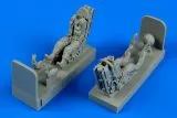 U.S.A.F A-37 Pilot & Operator w/ ejection seats 1:48