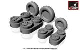 F-104G Starfighter weighted wheels 1:48