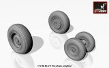 Mil Mi-8/17 wheels, weighted 1:72 Mil Mi-8/17 wheels, weighted 1:72