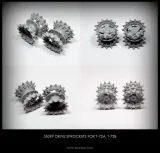 T-72A/B drive sprockets 1:35 T-72A/B drive sprockets 1:35