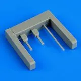 I-16 gun barrels and pitot tube 1:48