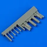 F4U-5 Corsair night gun barrels for Hobby Boss 1:48