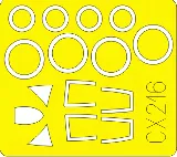 Su-15 Flagon mask for Trumpeter 1:72