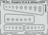 Template ovals & oblong STEEL