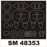 MiG-17 mask für Hobby Boss 1:48