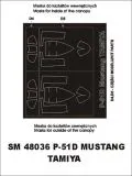 P-51D Mustang mask for Tamiya 1:48