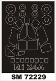 Mil Mi-24A mask für Zvezda 1:72