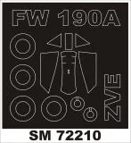 Fw 190A mask for Zvezda 1:72