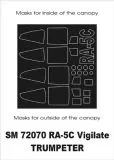 RA-5C mask für Trumpeter 1:72