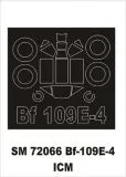 Bf 109E-4 mask for ICM 1:72 Bf 109E-4 mask for ICM 1:72