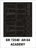 AH-64 mask for Academy 1:72 AH-64 mask for Academy 1:72