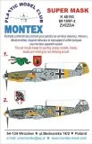 Bf 109F-2 super mask for Zvezda P.2 1:48 Bf 109F-2 super mask for Zvezda P.2 1:48
