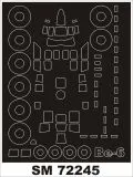 Be-6 Madge mask für Trumpeter 1:72