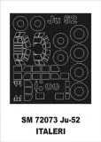 Junkers Ju 52/3M mask für Italeri 1:72 Junkers Ju 52/3M mask für Italeri 1:72