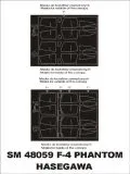 F-4 Phantom II mask for Hasegawa 1:48
