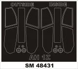 AH-1Z Viper mask for Kitty Hawk 1:48