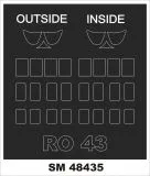 IMAM Ro-43 mask für Special Hobby 1:48